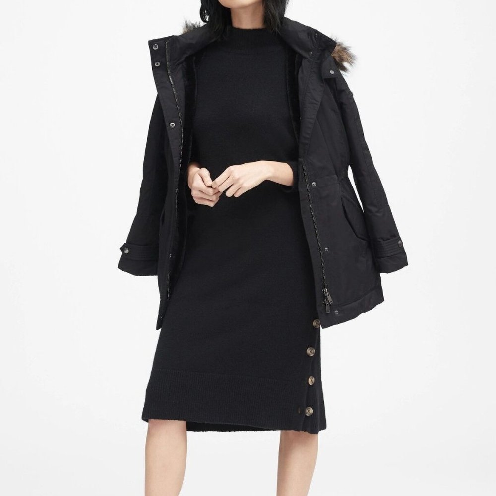 Banana Republic Wool Sweater Dress- SZ S